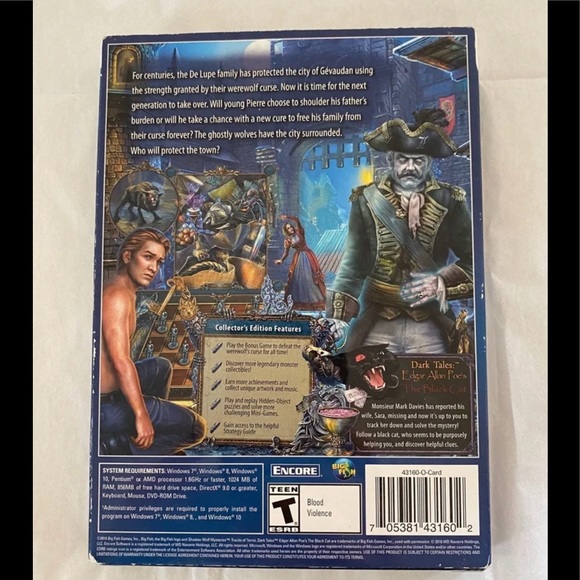 Shadow Wolf Mysteries Tracks of Terror PC Game - Picture 3 of 4